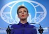 Zaharova: Merc i Jeger pokušavaju da uvuku Nijemce u sukob sa Rusijom