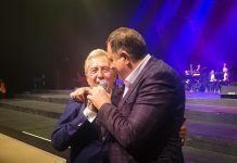 Dodik sinoć zapjevao na koncertu Miroslava Ilića