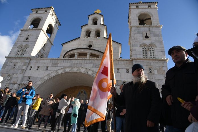 crna gora protesti crkva