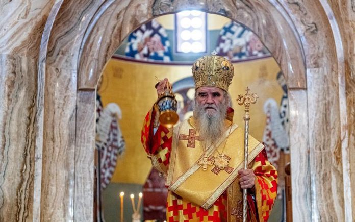 Božićna liturgija u Podgorici Amfilohije