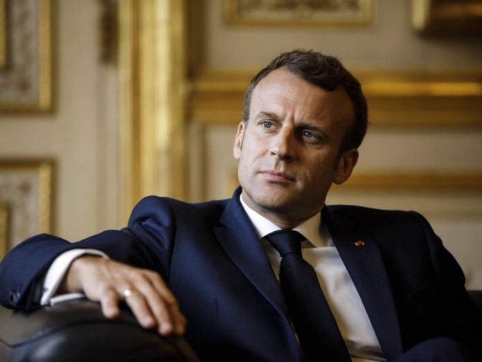 Emmanuel Macron Praesidenten der Franzoesischen Republik im ElysÈe Palast in Paris anlaesslich d