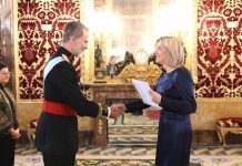 Savićeva predala akreditive kralju Felipeu Šestom
