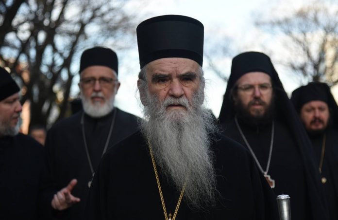 Mitropolit Amfilohije protesti
