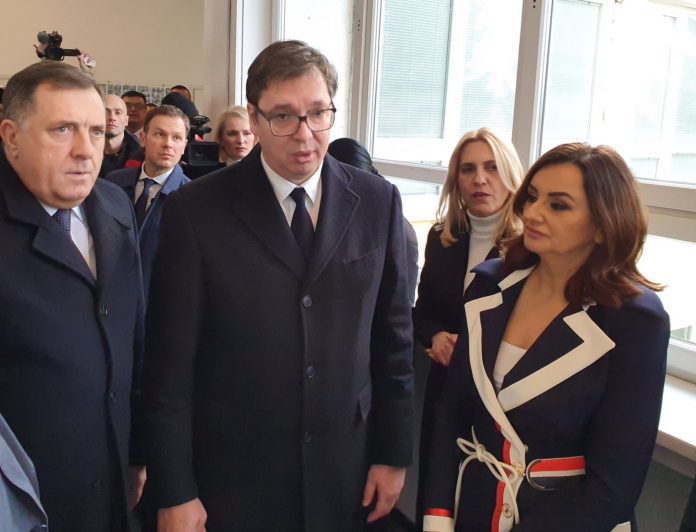 Мркоњић Град - Вучић, Додик, Цвијано