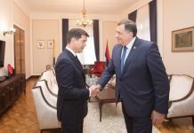 Ambasador SAD razgovarao sa Dodikom u Sarajevu