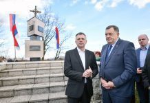 Dodik u Drakuliću: Srpski narod nije dozvolio da se ustaški projekat ostvari