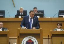 Dodik: Akt o prestanku mandata VSTS-a neće proći u Domu naroda