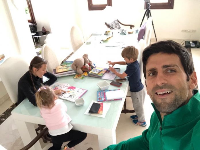 Djokovic sa porodicom