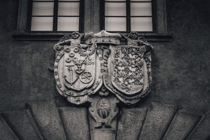 Krumlov zamak Ceska grb