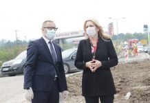 Cvijanovićeva posjetila radilište kružnog toka na Vijaci