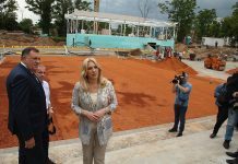 Cvijanović i Dodik obišli teniske terene u Parku „Mladen Stojanović“