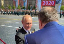 Dodika na Crvenom trgu dočekao Putin