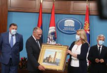 Cvijanović i Dodik organizovali oproštajni prijem za Nikolića