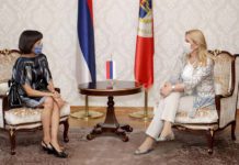 Cvijanović sa Hlavsovom: Unaprijediti saradnju institucija Srpske i Češke