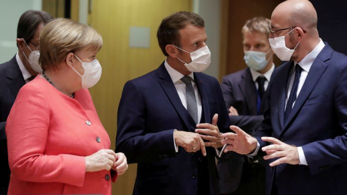 EU samit lideri Merkel Makron Misel