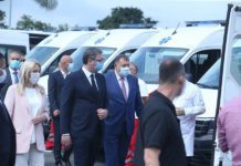Cvijanovićeva, Dodik i Vučić posjetili UKC Srpske, predsjednik Srbije uručio donaciju