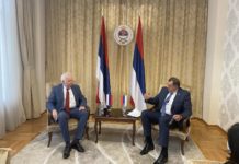 Dodik i Ivancov razgovarali o aktuelnoj političkoj situaciji