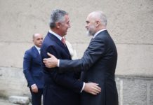 Premijer Albanije podržao Đukanovića pred nedjeljne izbore u Crnoj Gori