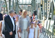 Cvijanovićeva obišla rekonstruisani most koji povezuje Republiku Srpsku i Srbiju