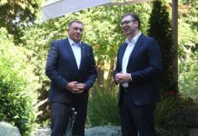 Dodik: Prenio sam Vučiću da je Srpska potpuno stabilna