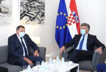 Plenković nakon sastanka sa Dodikom: Glavna tema razgovora dalji razvoj saobraćajnog povezivanja