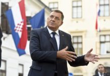 Dodik: Rukovodstvo Hrvatske upoznato o perspektivi razvoja odnosa u BiH iz vizure Republike Srpske