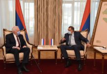 Dodik sa Ivancovim: Posjeta Briselu bila uspješna