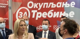 Cvijanović u Trebinju: Vladajuća koalicija pokazala kako treba razvijati grad