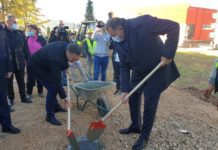 Dodik i Jugović položili kamen temeljac za zgradu Muzeja odbrambeno-otadžbinskog rata