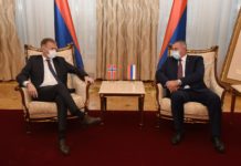 Višković sa Rajnertsenom: Intenzivirati ekonomsku saradnju Srpske i Norveške