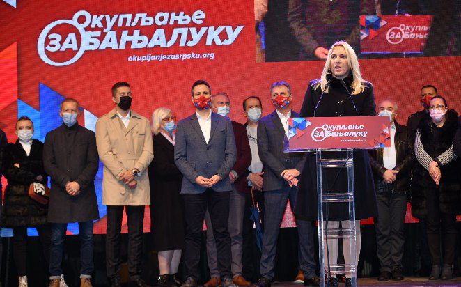 SNSD Banjaluka prvi dan kampanje Cvijanovic