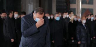 Dodik odao počast patrijarhu Irineju