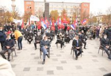 Dodik i Mićić predali na upotrebu rekonstruisani Trg kralja Petra Prvog u Bijeljini