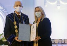 Predsjednici Cvijanović uručena Povelja Univerziteta u Banjaluci