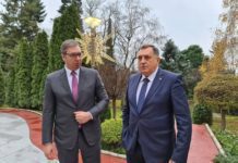 Dodik i Vučić: Srbija neće zatvarati granice za građane Republike Srpske