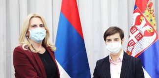 Cvijanović i Brnabić: Uskoro zajednička sjednica vlada Srpske i Srbije