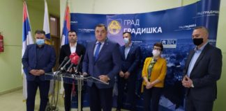 Dodik u Gradišci: Najavljena rekonstrukcija dva magistralna puta