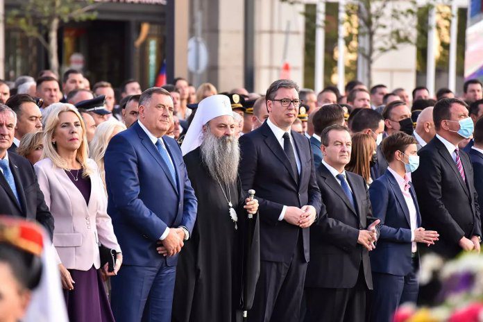 Dan srpskog jedinstva BG Dodik Porfirije Vucic Cvijanovic 1