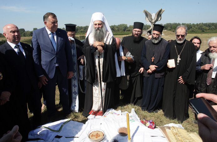 NENAD POPOVIC, MILORAD DODIK, PATRIJARH PORFIRIJE