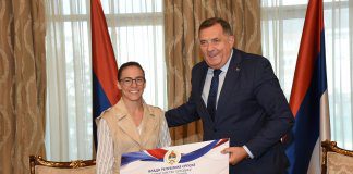 Dodik organizovao prijem za olimpijsku šampionku Jovanu Preković