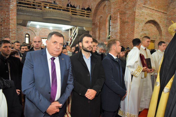 Приједор - Додик у манастиру Милоше