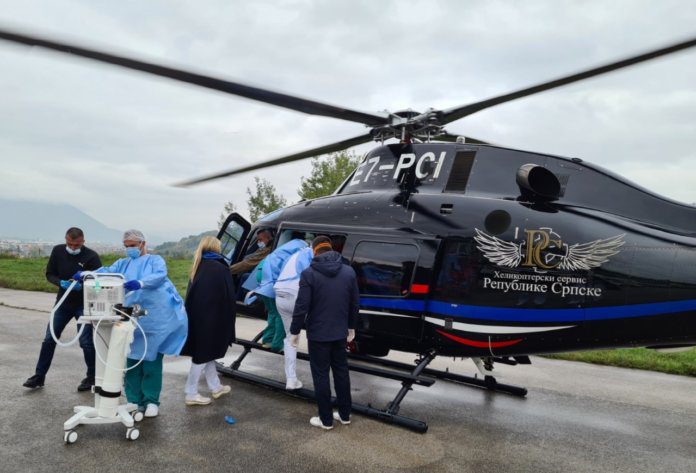Opsta bolnica Sarajevo Helikopterski servis RS 1