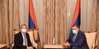 Dodik i Varhelji o aktuelnoj situaciji u BiH