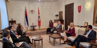 Cvijanović sa Gonzales-Barba Perom: Srpska za dijalog, očuvanje mira i stabilnosti