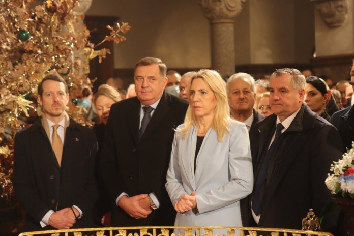 Dan RS liturgija Cvijanovic Dodik Viskovic Karadjordjevic