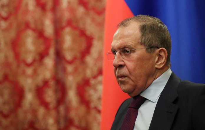 Russian Foreign Minister Lavrov meets with UN Special Envoy for Syria Pedersen