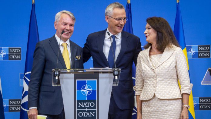 Press conference following the signature of the NATO Accession Protocols for Finland and Sweden