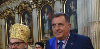 Dodik odlikovan Ordenom Eparhije temišvarske