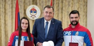 Dodik: Za pripreme šampionke Sare Ćirković biće obezbijeđeno 20.000 KM