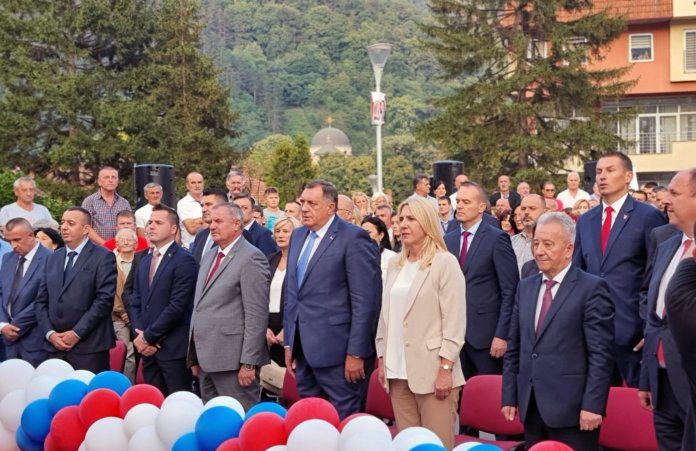 Фоча - предизборни скуп СНСД-а